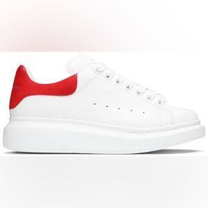 Alexander McQueen Women’s Oversized sneaker in 'Lush Red' size 40